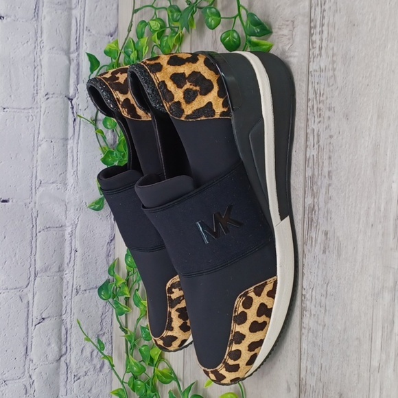 Michael Kors Calf Hair & Neoprene Sneakers - Picture 10 of 10